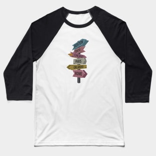 SID CAHUENGA SIGNPOST Baseball T-Shirt